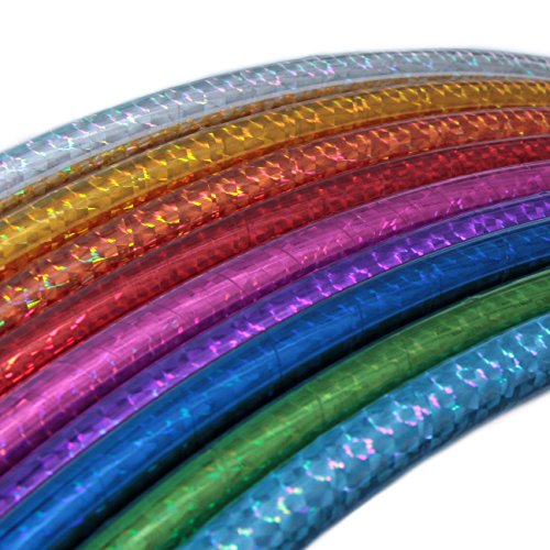 Hula Hoop para Crianças com Efeito de Espelho 70 cm - Roxo hoopomania - Exercício e fitness - hula hoop, crianças, efeito espelho, 70 cm, roxo