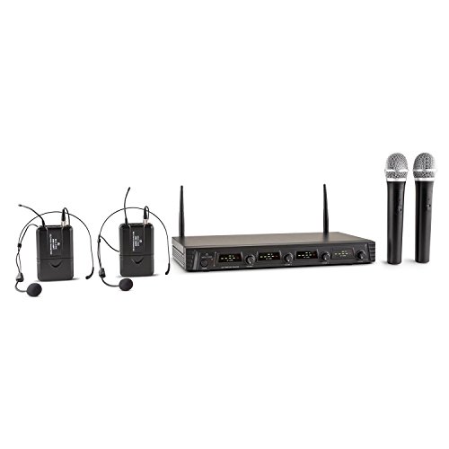 Malone Duett Quartett Fix V2 Sistema de Áudio Portátil com Microfone Preto MALONE - Peças de reposição para telemóveis - 4 canais, 2 microfones, binaural, 100-18000 Hz
