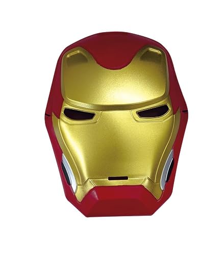 Máscara DISFRAZZES Iron Man Shallow (Tam: 5 a 7 anos) Rubies - Máscaras - Iron Man, shallow, tam 5-7 anos