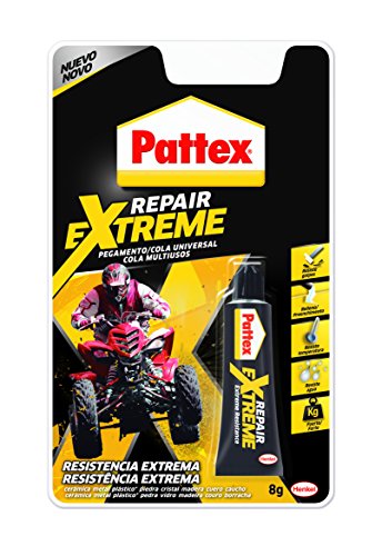 Pattex Reparação Adesiva Extreme 8 G Pattex - Cola e adesivos de hardware - extra forte, resiste água, flexível, resistente UV