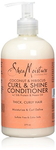 Condicionador SHEA MOISTURE Coconut & Hibiscus Curl Enhancing Smoothie (379 ml) SHEA MOISTURE - Shampoo & condicionador - condicionador, coconut, hibiscus, onca de cabelo