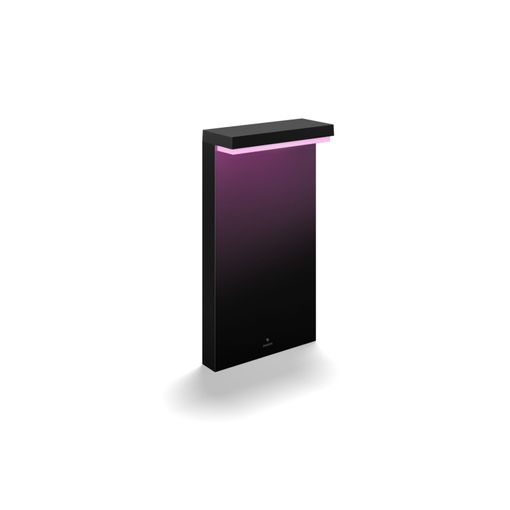 Luz Exterior PHILIPS Nyro Pedestal Preto Philips - Iluminação de caminho na paisagem - exterior, philips, nyro, preto