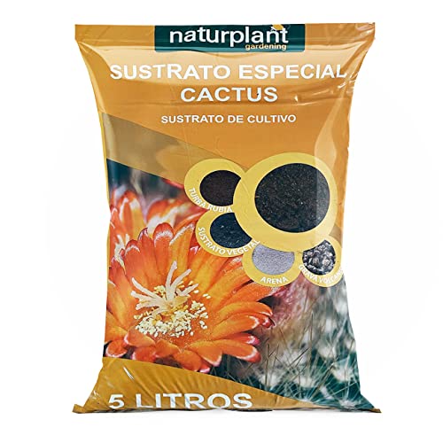 Naturplant Substrato Especial Para Cactos 5L NATURPLANT - Areias e solos - substrato especial, cactos, 5 litros, ingredientes de alta qualidade