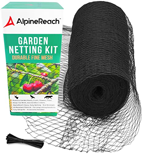 Rede de Jardim 4.5X9M ALPINE REACH Preto AlpineReach - Tecidos - 4.5x9m, 2 metros, polietileno, proteção