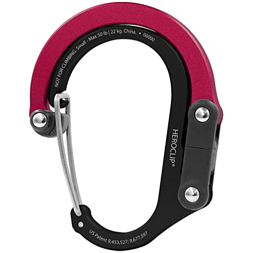Cinto GEAR AID HeroClip Small (Preto - 50 x 8 cm) HEROCLIP - Mosquetões - gancho, resistente à água, 50 x 8 cm