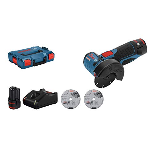 Reberbadora BOSCH GWS 12V-76 Professional (12 V - 30000 rpm) Bosch - Retíficas - 3000 mAh, 12 v, 30000 rpm, 7,6 cm
