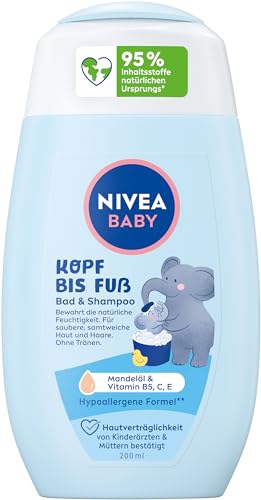 Champô para Cabelo de Bebé NIVEA BABY Head Bis (200ml) Beiersdorf - Banho e corpo - bebé, 200ml, cabeleira