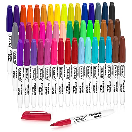 Marcador SHUTTLE ART 48 Colours (Multicor - Ponta Fina) Shuttle Art1 - Marcadores e marcadores de texto - 48 cores, multicor, ponta fina, superfície dura