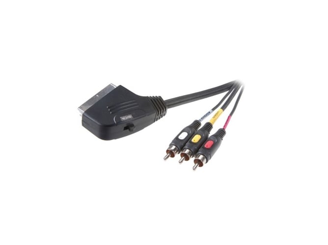 Cabo de Áudio VIVANCO (RCA - 2 m - Preto) Vivanco - Áudio - RCA, 2m, macho-macho, preto