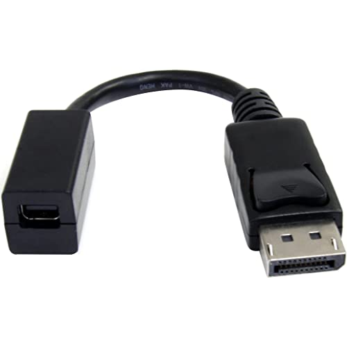 Cabo de Dados STARTECH (DisplayPort - Mini DisplayPort - 15 cm - Preto) STARTECH - Cabos - displayport, mini displayport, 15 cm, preto