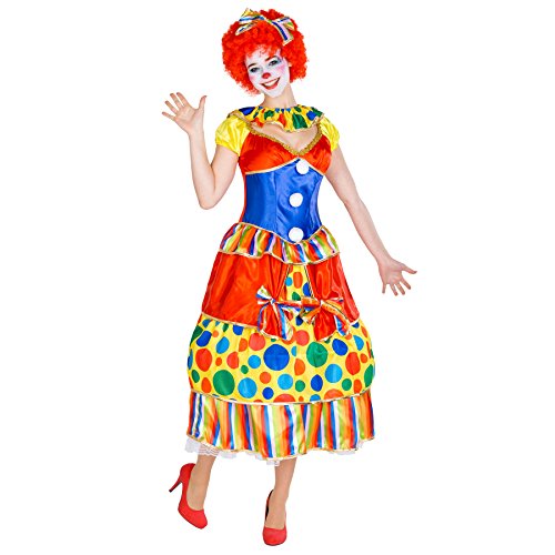 Fato de Mulher DISFRAZZES Palhaça Frídolina (Tam: XXL) TecTake - Roupa - poliéster, xxl