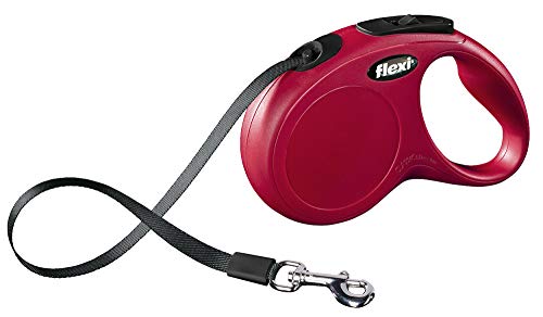 Trela KERBL Flexi New Classic L (Vermelho - 8 x 1.5 cm) FLEXI - Trelas para animais de estimação - flexível, vermelho, 8 x 1,5 cm