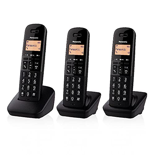 Telefone sem fio PANASONIC KX-TGB613 Preto Panasonic - Telemóveis - sem fio, conversação em movimento, design moderno