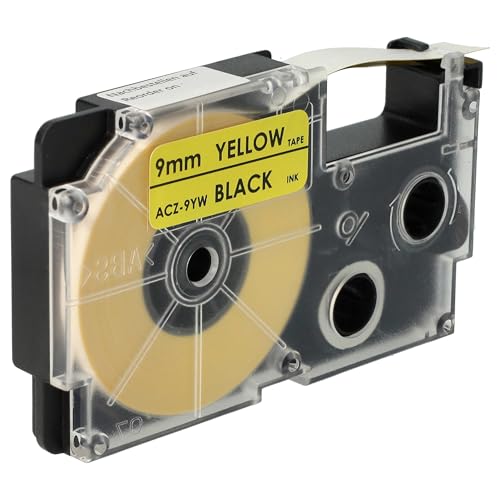 Cassete de fita VH-BW 9 mm para Casio KL-130 VHBW - Fitas de etiquetas e recargas - cassete, fita, 9mm, casio kl-130, matriz de pointilhos