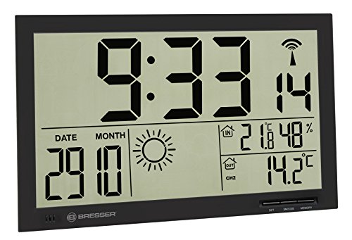 Relógio de Mesa BRESSER MYTIME JUMBO LCD STATION Bresser - Previsores do tempo e estações - relógio, mesa, lcd, jumbo