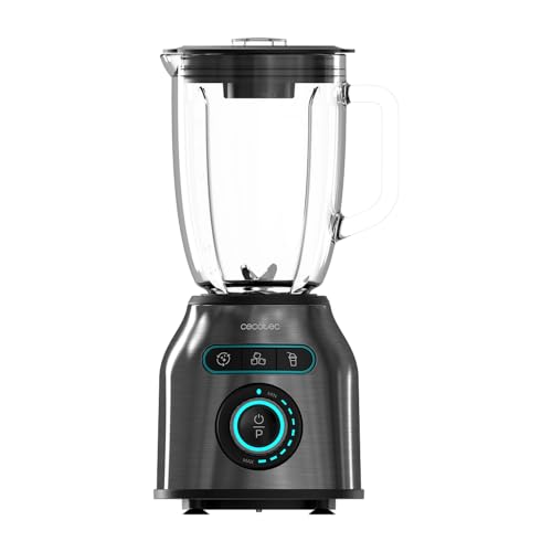 Liquidificador Cecotec Power Black Titanium 2200Max Smooth 220 W Preto Cecotec - Eletrodomésticos de cozinha - 2200W, 1.8l, aço inoxidável, preto