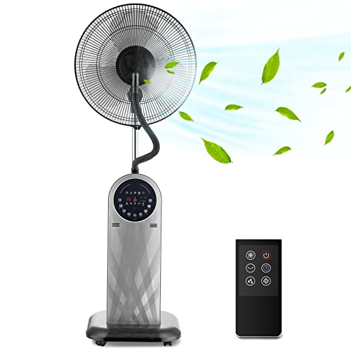 Ventoinha de Pé AIGOSTAR Forest Mist (3 Velocidades - 90 W - Diâmetro: 40 cm) Aigostar - Ventoinhas de mesa e de pedestal - controlo remoto, temporizador, 3 velocidades, função iónica