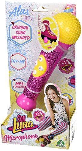 Microfone de Brincar GIOCHI PREZIOSI YLU15001 Soy Luna - Áudio - microfone musical, luzes, sons, disney, amplificador