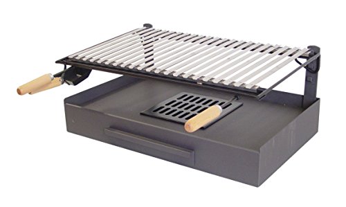 Caixa de Arrumação para Churrasco IMEX EL ZORRO 71408 IMEX EL ZORRO - Eletrodomésticos - caixa arrumacao, churrasco, imex el zorro, 71408, dimensoes caixa, placa ferro