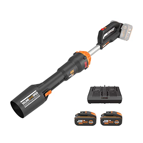 Soprador de Folhas WORX WG585E (Autonomia: 60 min - 40 V) Worx - Sopradores de folhas - autonomia 60 min, 40v, 2000mAh, 10000 rpm