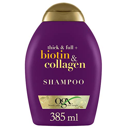 Champô OGX Biotina e Colagénio (385ml) OGX - Shampoo & condicionador - biotina, colágeno, 385ml
