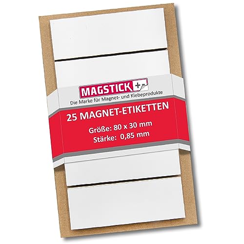 Etiquetas Magnéticas Autoadesivas MAGNETIC easydruck24de - Etiquetas de alimentos e bebidas - magnéticas, autoadesivas, removíveis