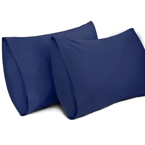Capa para Almofada LIREX 2 Conjuntos de 100% Algodão 400 Fios Respirável J&D Tech - Fronhas e almofadas - 100% algodão, 400 fios respirável, 2 conjuntos, velcro