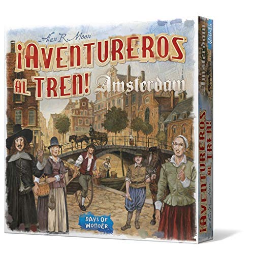 Jogo de Tabuleiro ASMODEE Aventurero al tren (Idade Mínima Recomendada: 8 anos) Asmodee - Livros - aventureiro, tren, 8 anos, 2-5 jogadores