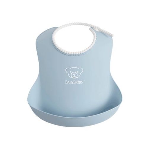 BabyBjörn Blue Pastel 3D Cesta de Alimentação para Bebé BabyBjörn - Babetes - confortável, prática, alça para transporte, bolsa de transporte