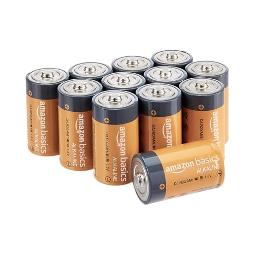 Pilhas Duracell D Cell 15V Everyday Alkaline Amazon Basics - Baterias de uso geral - d cell, 1,5v, alkaline, 1.5v