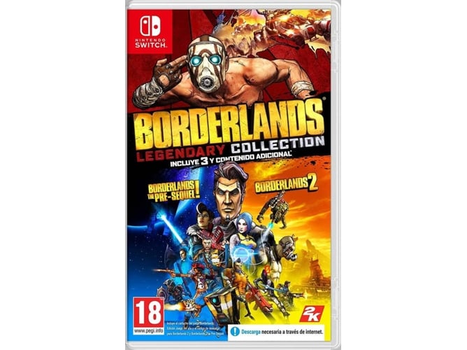 Jogo Nintendo Switch Borderlands Legendary Collection (Shooter - M18) 2K - Software de jogos de vídeo - jogo, nintendo switch, borderlands legendary collection, shooter, m18, ação, plataformas, rpg