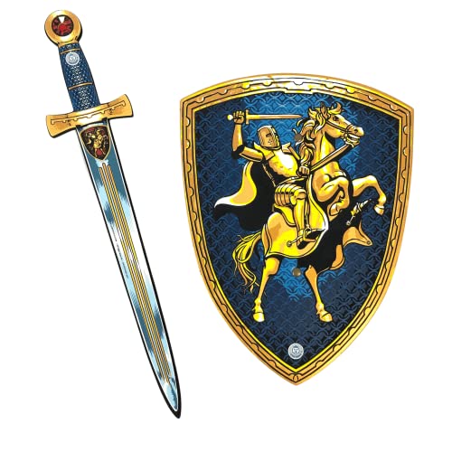 Liontouch Toy Sword and Shield Set (Idade minima recomendada: 3 anos) Liontouch - Armas de brinquedo e acessórios - espada, escudo, cores brilhantes, crianças maiores