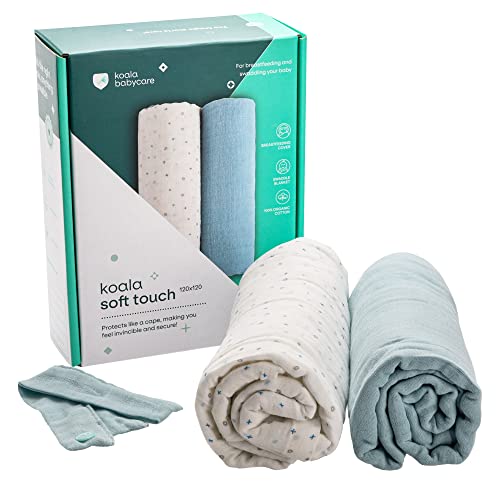 Toalha de Banho KOALA BABY Muselinas (Algodão) Koala Babycare - Fraldas de pano e mantas de bebê - algodão, macio, verão, bebés