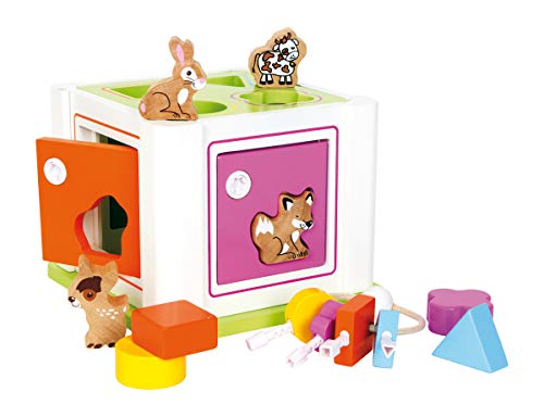 Conjunto de Moldura para Formas em Madeira - Isabelle (Idade Mínima Recomendada: 3 anos) Small Foot - Brinquedos - moldura, formas em madeira, idade mínima 3 anos, 8 peças