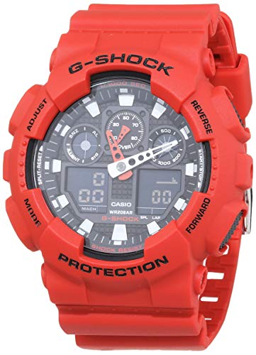 Relógio CASIO Homem G-Shock (Resistente à Água - Preto) Casio - Relógios - resistente à água, preto, cronómetro, ecrã LED