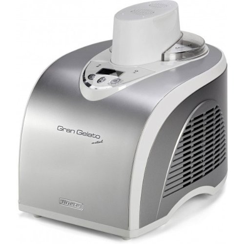 Máquina de Gelado ARIETE Gran Gelato Metal (Inox) Ariete - Máquinas de fazer gelados - inox, gelado, metal