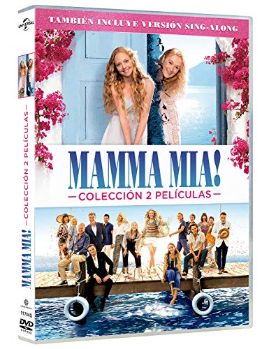 DVD Pack: Mamma Mia! 1+2 (Edição em Espanhol) UNIVERSAL - Dvds e vídeos - dvd pack, mamma mia, edição espanhol