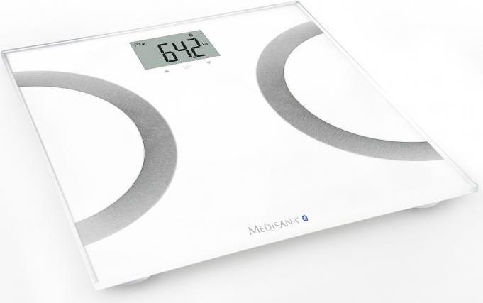 Balança Digital MEDISANA BS 445 Connect (Peso máximo 180 kg) Medisana - Balanças de peso corporal - bluetooth, pantalla lcd, reconhecimento automático, 180 kg