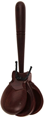 Bateria de Brincar CASTANUELAS CLUB SALSA Conjunto 2 Baterias + 3 Maracujás PURE GEWA - Percussão manual - 2 baterias, 3 maracujás, castanholas, madeira
