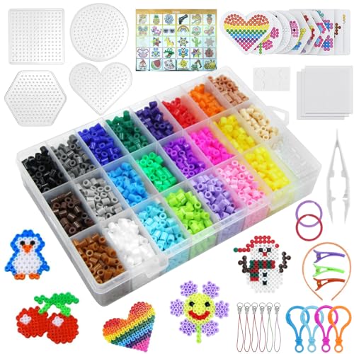 Conjunto de contas de engomar para crianças JBM 5 mm YESLUSY - Missangas - conjunto, contas, engomar, crianças, JBM