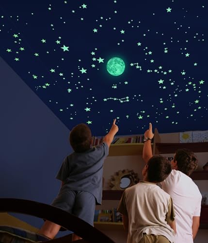 Painel Decorativo El Cielo Exacto com Estrelas Fluorescentes para o Teto Encambio S.L. - Pósteres, impressões e arte visual - kit, céu, estrelas, fluorescentes, removível