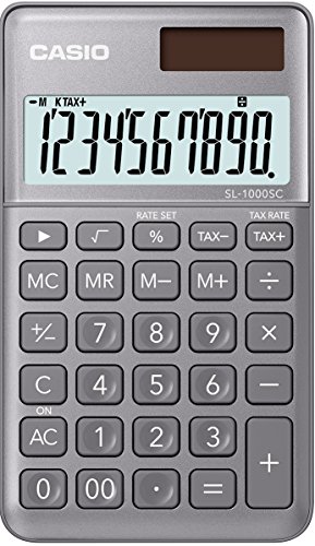 Calculadora Casio Sl-1000Sc Branco (Recondicionado Como Novo) Casio - Calculadoras - visor 10 dígitos, porcentagem, raiz quadrada, imposto, correção rápida
