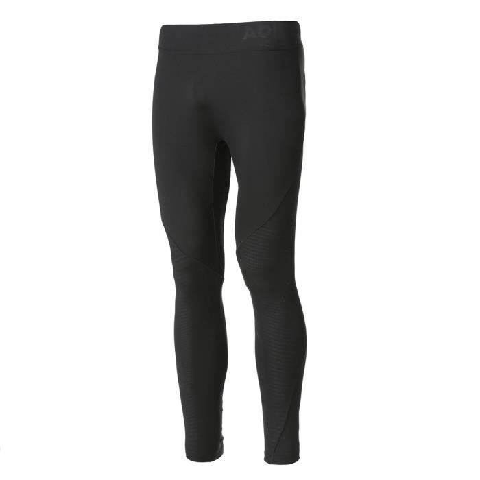 Calças para Homem ALPHA SKIN Tech Tight Long Preto para Fitness (L) adidas - Calças - fitness, longo, preto, poliéster