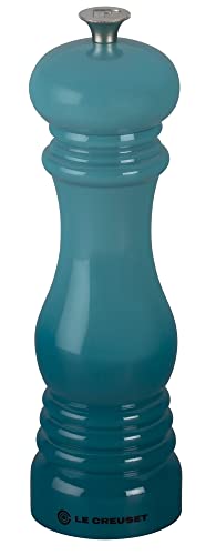 Moinho de Pimenta LE CREUSET Abs Caribe (6.2x6.2x20.8cm) Le Creuset - Moedores de especiarias - abs, cerâmica, silencioso, repreencher