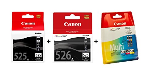 Tinteiro CANON Pgi-525+Cli-526 Bk/C/M/Y/A Canon - Cartuchos de toner e jato de tinta - preto, ciano, magenta, amarelo