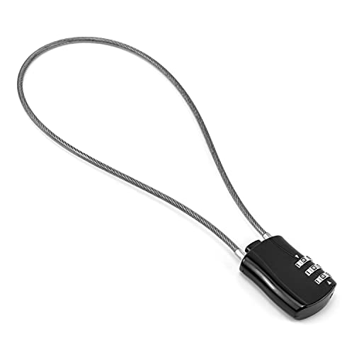 Candado Antirroubo para Motocicletas QWORK 1.5m QWORK - Fechaduras e chaves - aço inoxidável, 1.5m, cabeça retrátil, 360 kgf