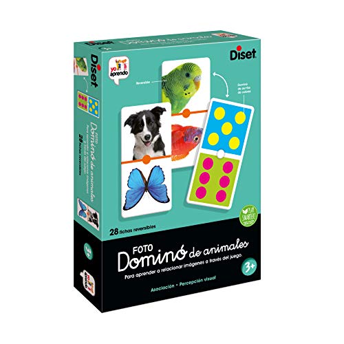 Jogo de Tabuleiro DISET OTO Animales (Idade Mínima Recomendada: 3 anos) Diset - Jogos - animais, 3 anos, imagens, domino