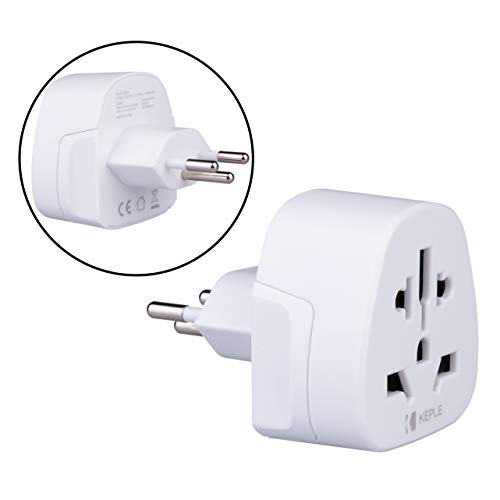 Adaptador de Viagem SWISS ADAPTER (Universal - 1.5m) Keple - Inversores de energia - universal, 1.5m, preto
