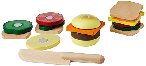 Jogo de Tabuleiro MELISSA & DOUG Wooden Sandwich (3 Anos) Melissa & Doug - Brinquedos - madeira, 3 anos, sandwich
