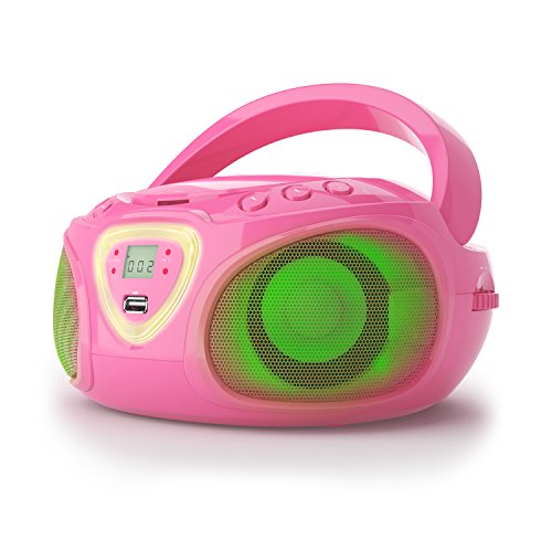 Aparelhagem de Som AUNA Roadie (Rosa - Bluetooth) AUNA - Áudio - bluetooth, rosa
